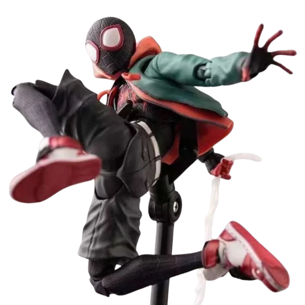 Spider-Man Miles Morales PVC Action Figure Toy Across the Spider-Verse Collection