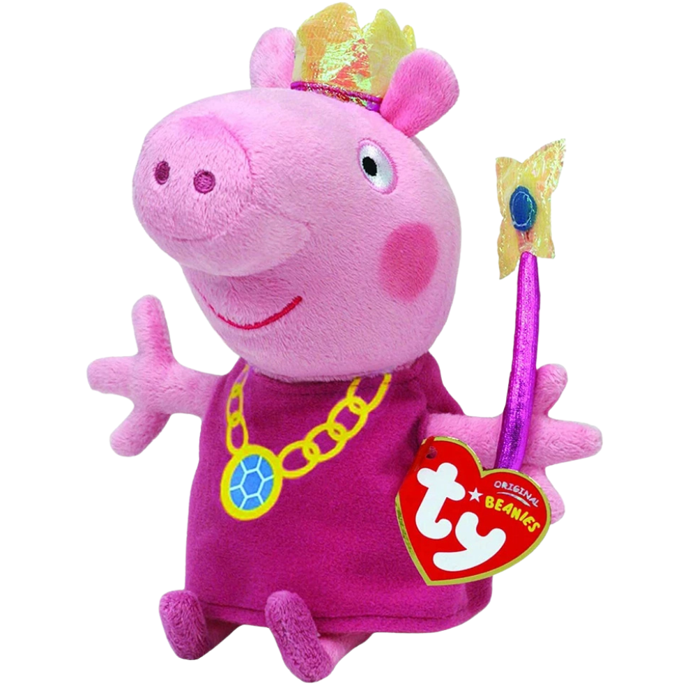 Ty Beanie Peppa Pig 6" Plush Soft Toys George Suzy Emily Zoe Gerald & More Characters