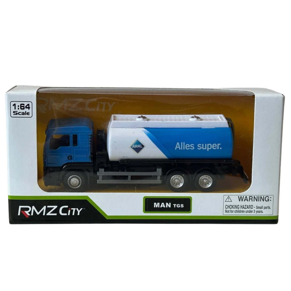 Rmz City Man Aral Tanker Lorry Diecast Toy Model 1:64 Scale Alles Super Collectible Truck