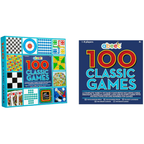 Abeec 100 Classic Games Compendium Family Board Games Set Ludo Chess Draughts Dominoes Cards Snakes & Ladders