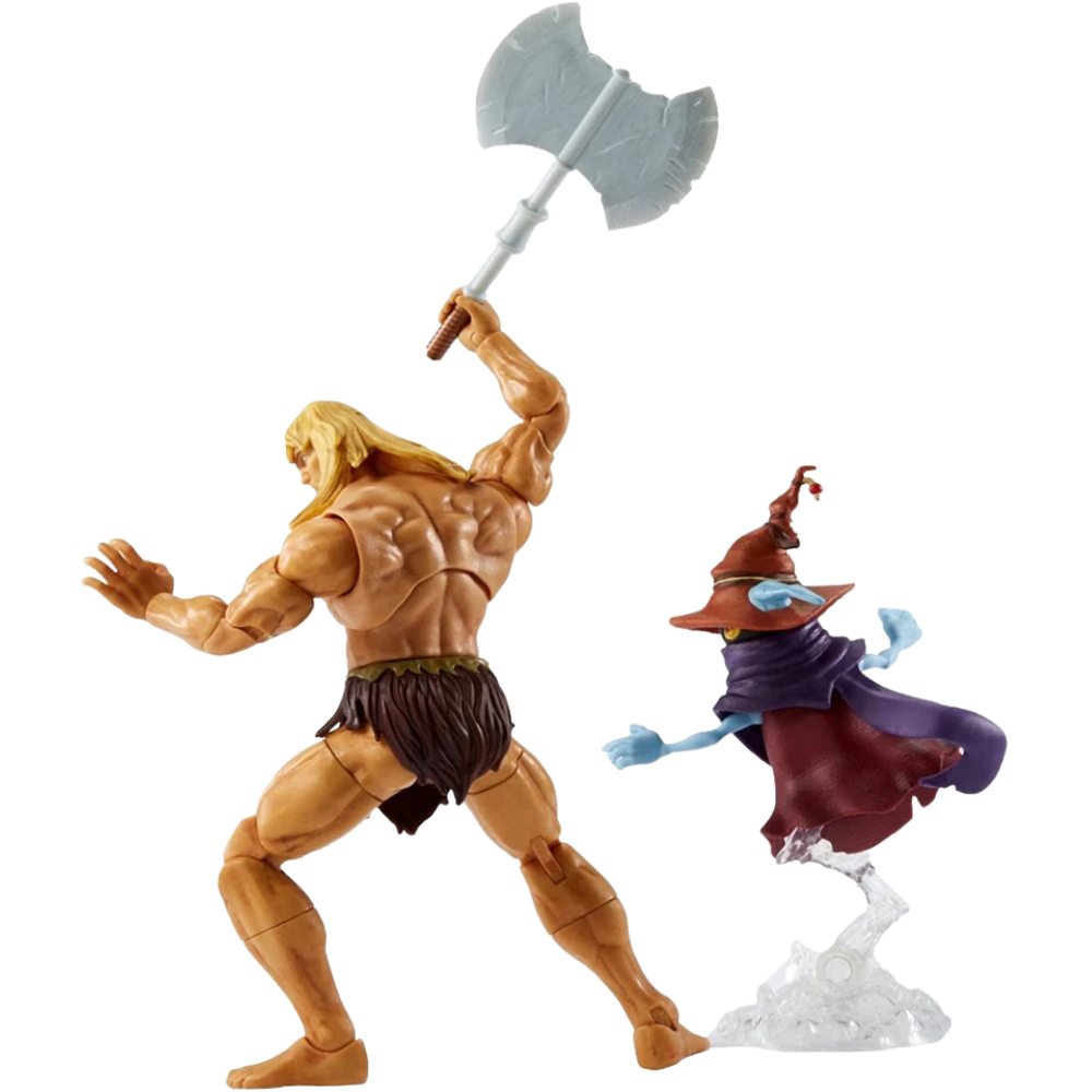 Masters of the Universe Revelation Savage He-Man Action Figure Collectible Toy