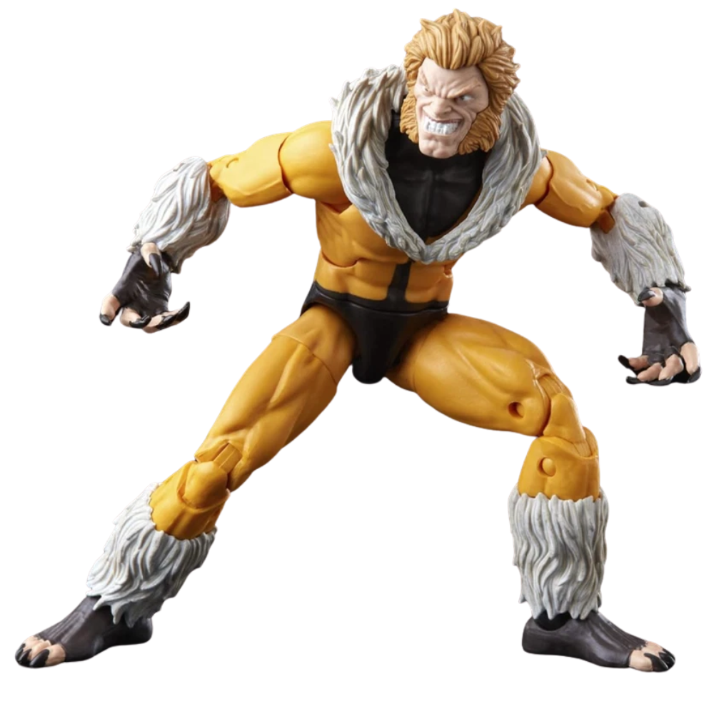 Marvel Legends Series X-Men Sabretooth 15cm Action Figure Hasbro Collectible Toy with Claws