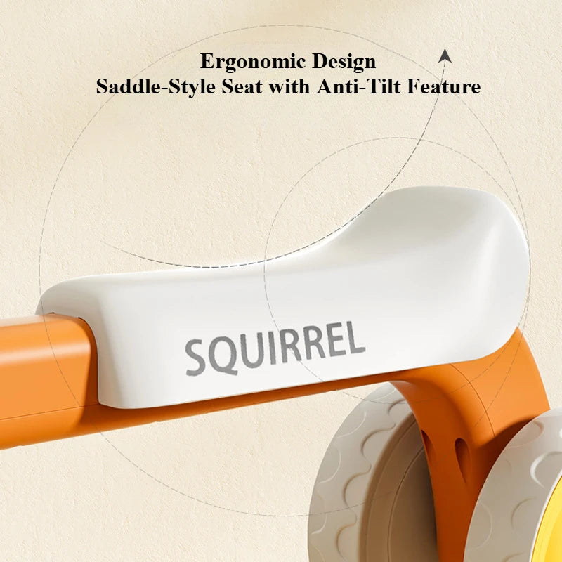 4-Wheel Baby Balance Bike No-Pedal Toddler Walker Ride-On Toy for Ages 1–3 Gift