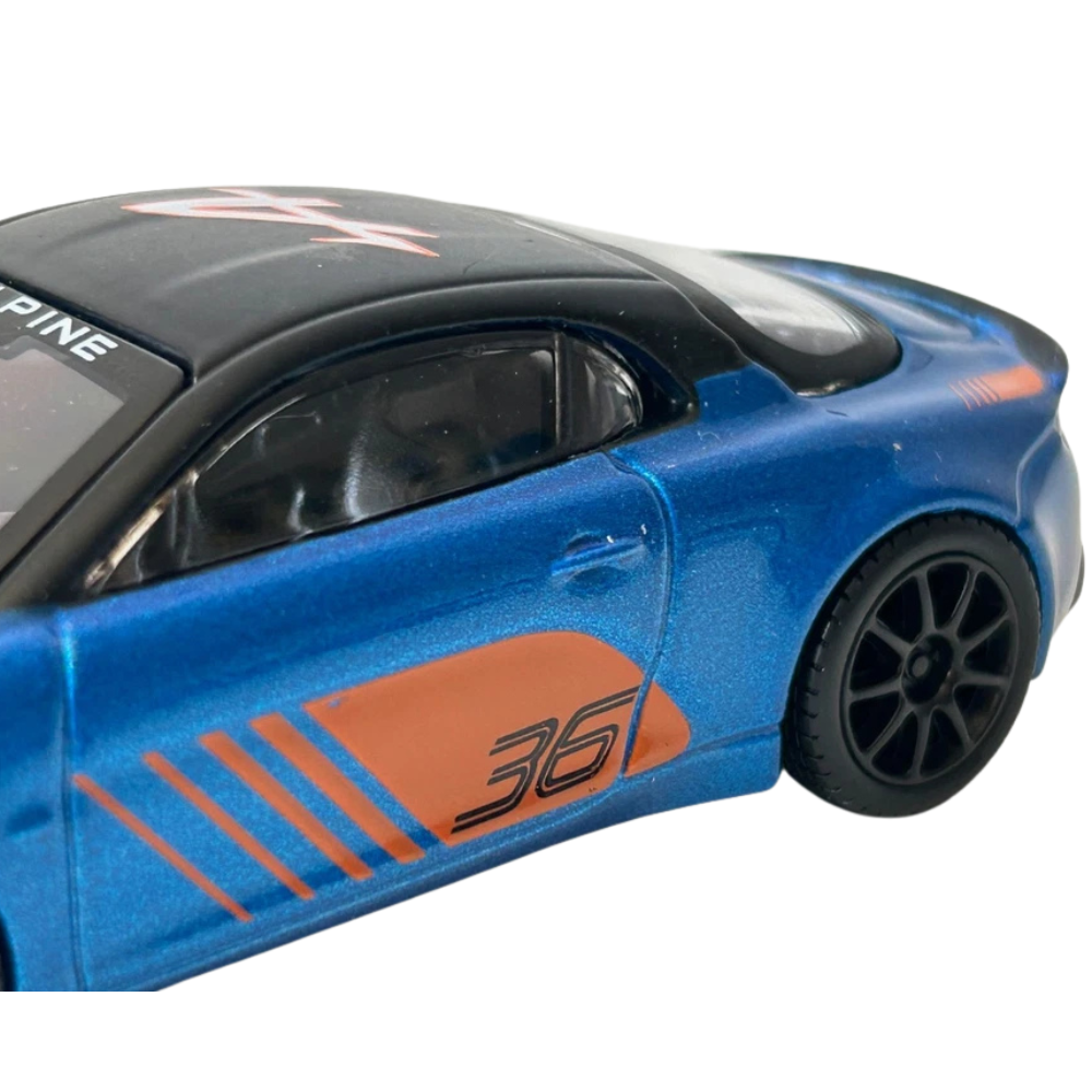 Bburago Alpine A110 Cup 2018 No. 36 French Racing Rally Diecast Car Model 1:43 Scale Toy