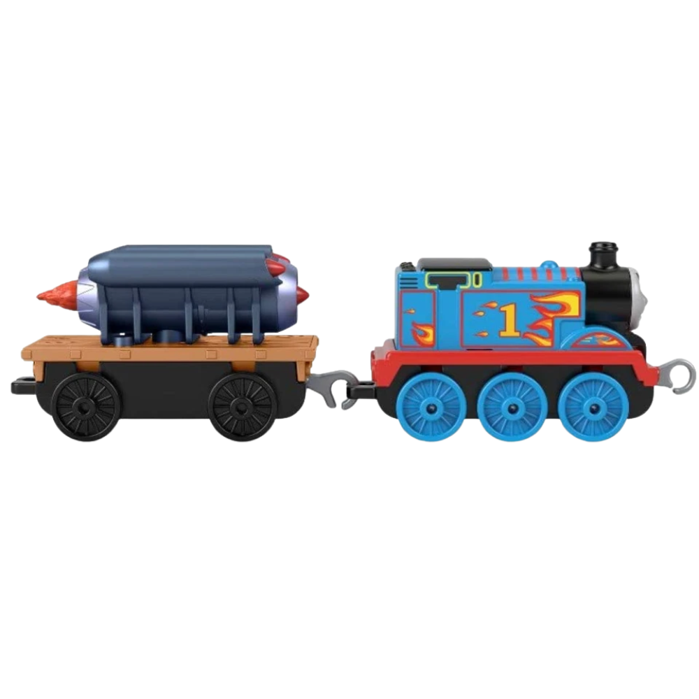 Thomas & Friends Pushing Locomotive Character Rocket Thomas Toy Train Kids Collectible