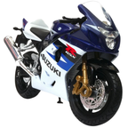 Welly Suzuki Gsx-750 Japanese Sports Motorcycle Diecast Model Toy 1:18 Scale Collectible Bike