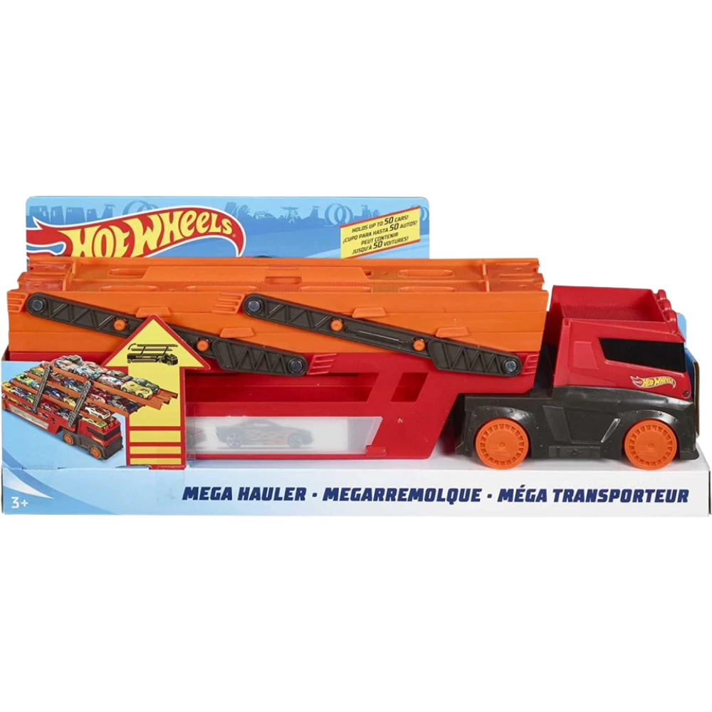 Hot Wheels Mega Hauler Truck with Storage Space Mattel Kids Children's Toy Vehicle Playset