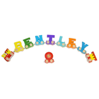 Personalised Wooden Colour Train Letters Name Train Gift for Children Baby & Toddler