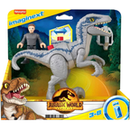 Imaginext Jurassic World Dominion Dinosaur Toy Set with Blue & Owen Grady Action Figures Kids