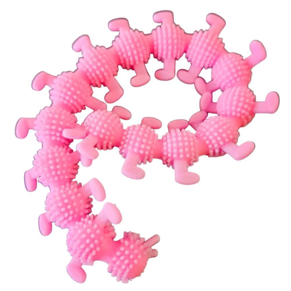 Stretchy Caterpillar Worm Fidget Toy Noodle Sensory Stress Relief