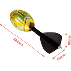 Flying Whistle Ball Lightweight Durable Foam Indoor & Outdoor Toy with Easy-Grip Handles for Kids