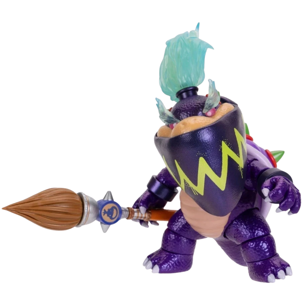 Nintendo Super Mario Galaxy Movie Wonder Bowser Jr Action Figure with Paint Brush