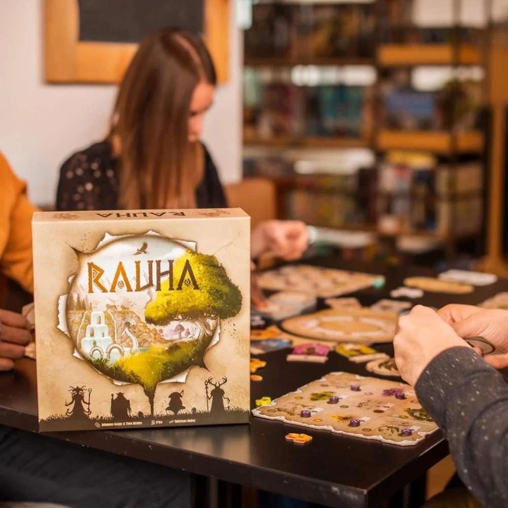 Rauha Board Game Strategic World Building Strategy Game Family Tabletop 10+
