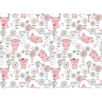2x Fitted Sheets Compatible with Babylo You & Me Bedside Crib Stars Animals