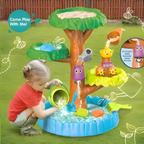 RLS Magic Tree Sand and Water Table Large 17-Piece Outdoor Garden Activity Play Set