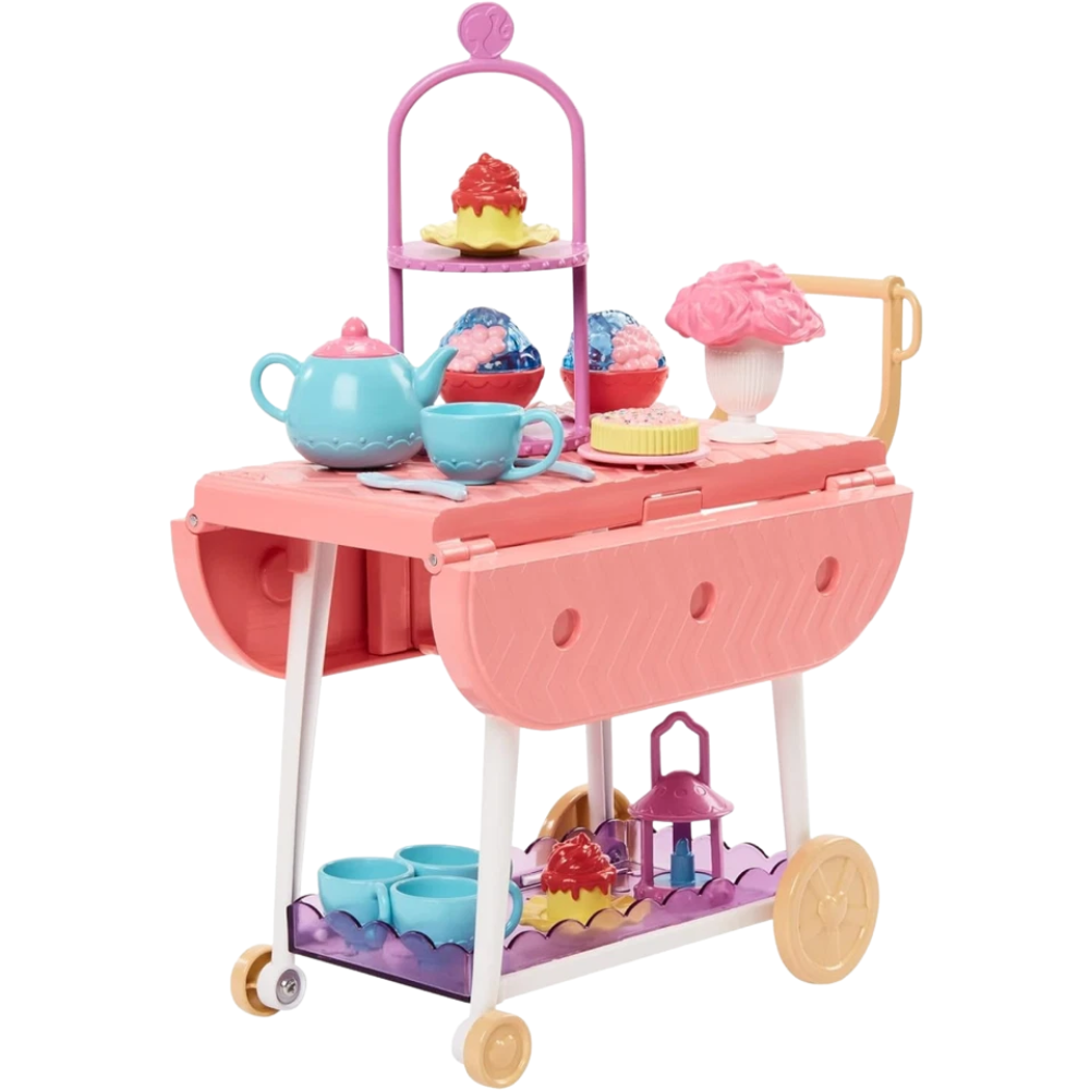 My First Barbie Tea Party Playset Accessories New Kids Toy Pretend Play Gift Set