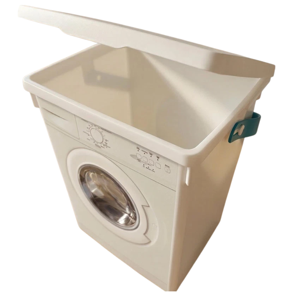 Washing Powder Storage Container 5l Laundry Pods Detergent Box with Handle Lid for Powder