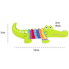 Orange Tree Toys Crocodile Wooden Puzzle Chunky Animal Learning Toy for Kids Gift New