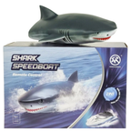 RC Shark Boat 2-in-1 Twin Motor 2.4GHz Remote Control Speedboat Kids Adults