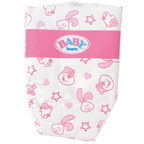 Baby Born Nappies 5 Pack for Toy Dolls Up to 43cm, Pretend Play Accessory for Kids