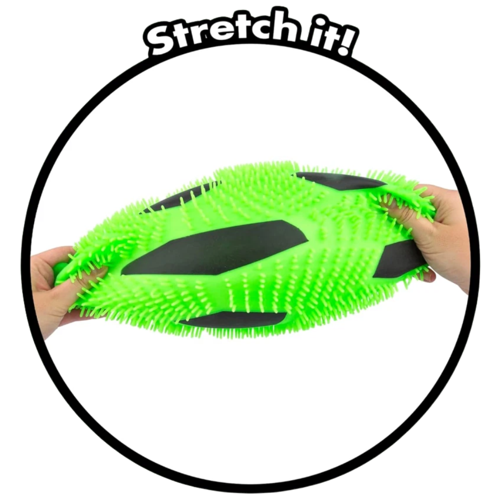 Abeec Giant Jiggly Football 7-Inch Squishy Stress Relief Sensory Fidget Toy for Kids Adults