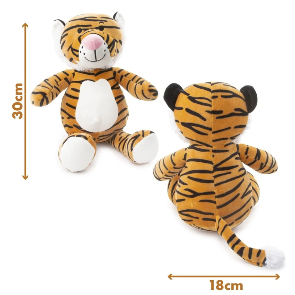Abeec Supersoft Tiger Teddy Bear Plush Toy for Babies Kids Cuddly Gift Newborn Baby Cuddle