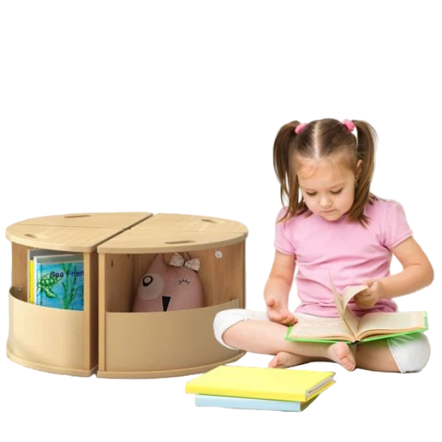 Kids 5-Piece Table and Chair Set with Blackboard Writing Surface