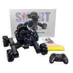 Rc Battle Tank 4wd Soft Dart Gun Smoking Effects Led Lights Remote Control Kids 8+