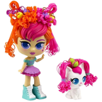 Curli Girls Express Your Curl Power Birthday Girl Doll with Puppy Silverlit Kids Toy Set