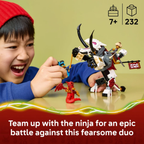 Lego Ninjago Zilvar and Grimtak Dragon Beast Battle Set Nya Kai Minifigures