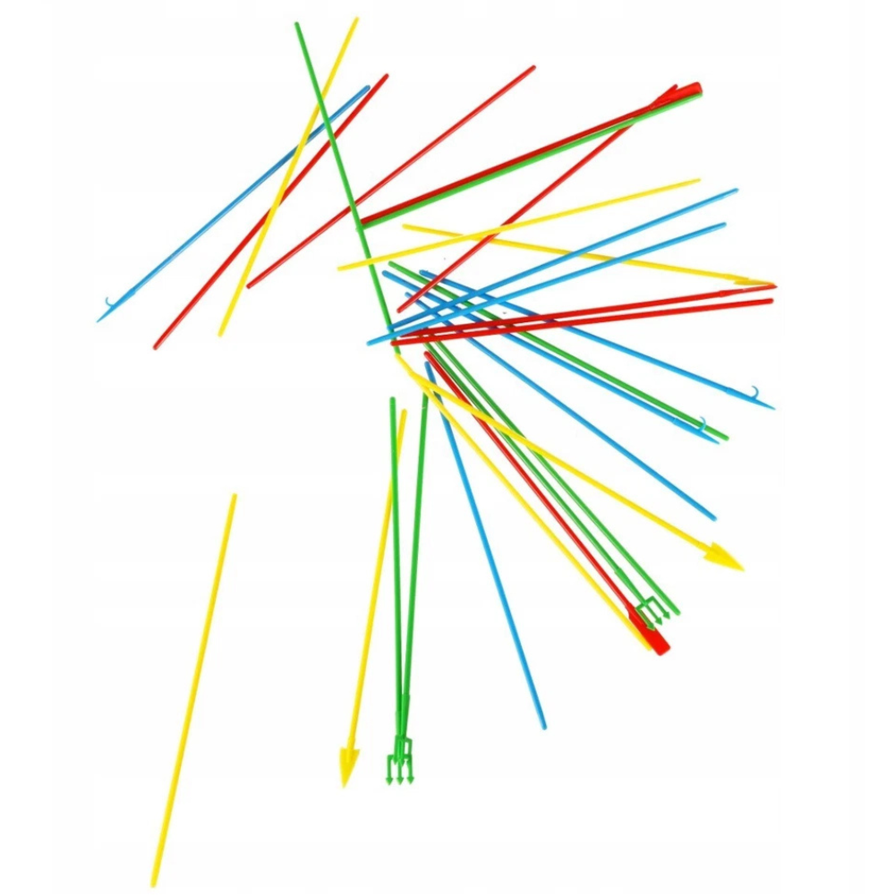 Classic Pick-Up Sticks Game for Kids and Families, Skill-Based Party and Group Activity Toy
