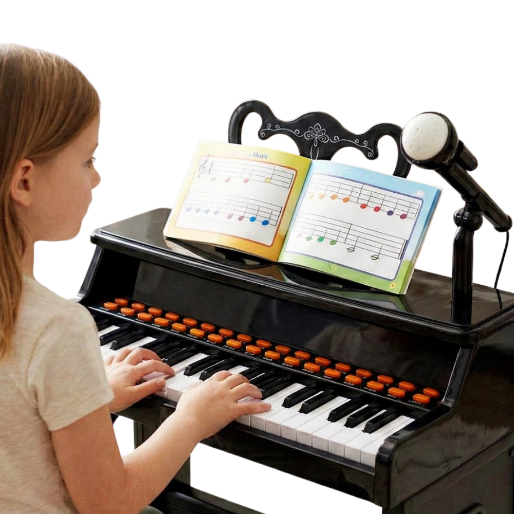Kids Electronic Piano Keyboard 37 Keys Musical Instrument with Microphone