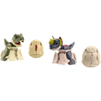 Jurassic World Hidden Hatchers 4-Pack Transforming Dinosaur Toys T. Rex & Exclusive Figures