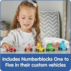 Learning Resources Numberblocks Mini Vehicles 1-5 Stem Counting Toy Set Kids Ages 3+