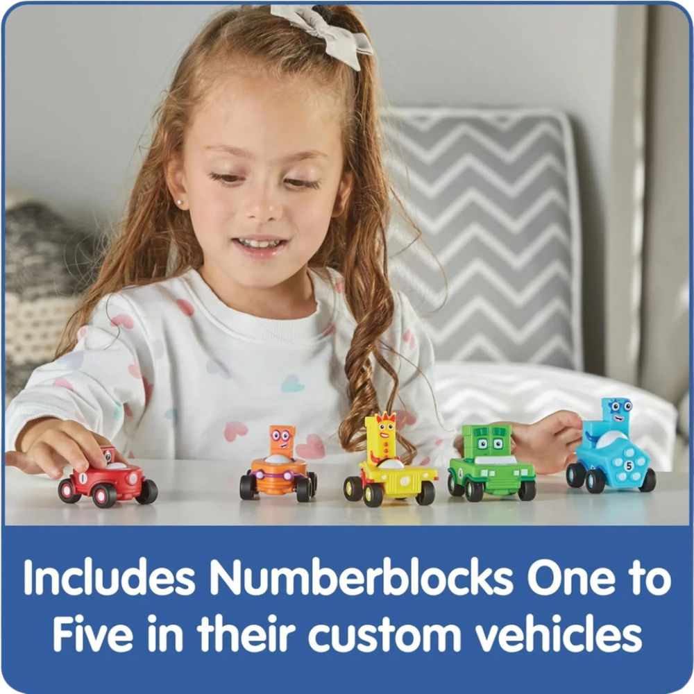 Learning Resources Numberblocks Mini Vehicles 1-5 Stem Counting Toy Set Kids Ages 3+