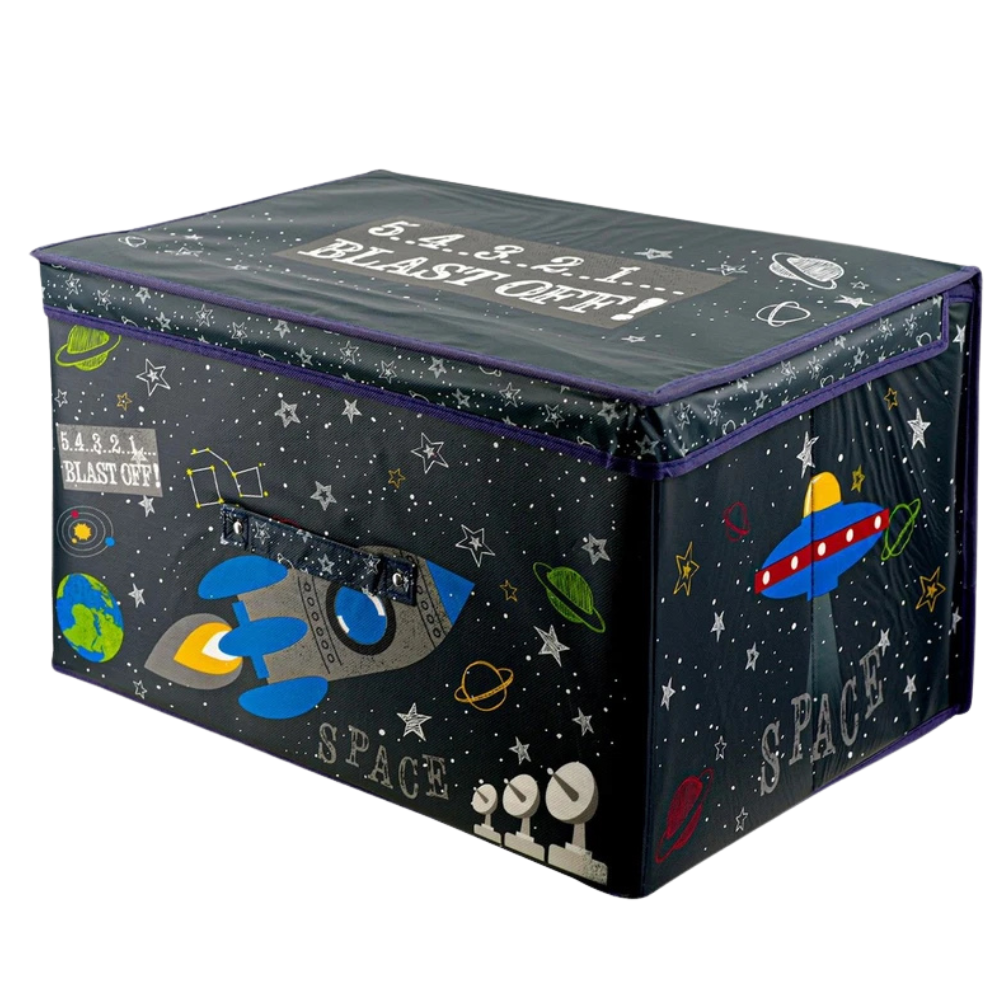 Large Folding Toy Box Collapsible Jumbo Storage Chest Kids Room Space Design