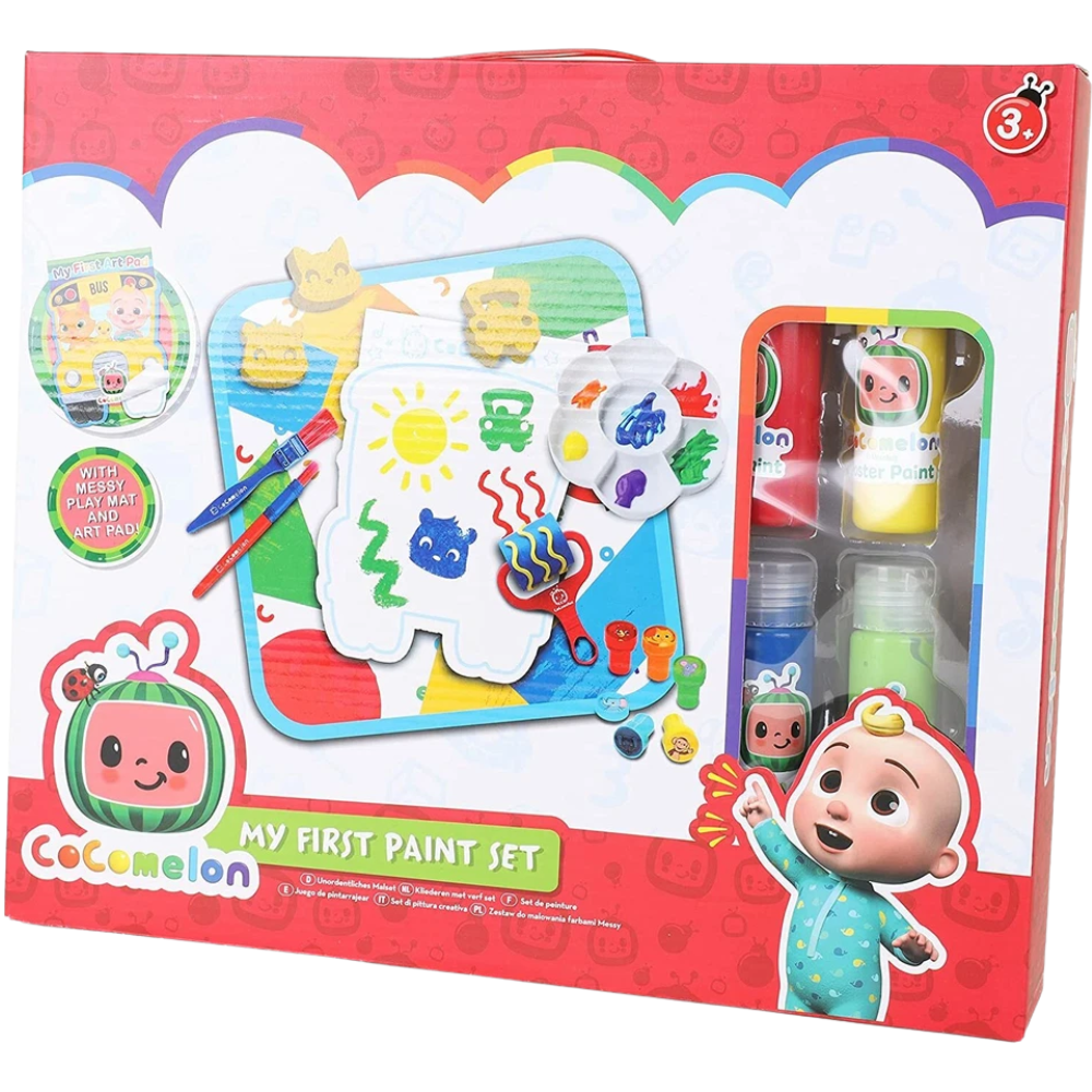 Toyland Cocomelon My First Messy Play Paint Set Toddler Arts & Crafts Tl268 Creative