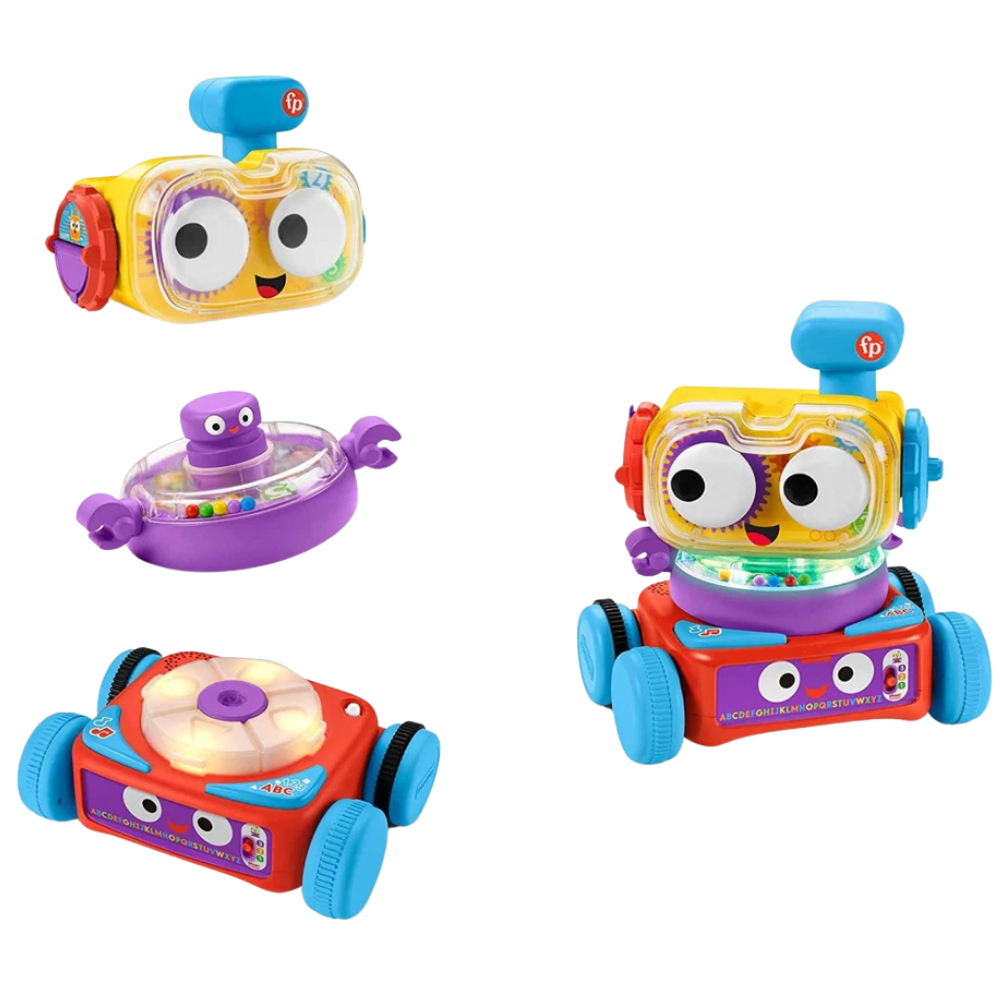 Fisher-Price 4-in-1 Ultimate Learning Bot Electronic Activity Toy Music Lights Baby Kids