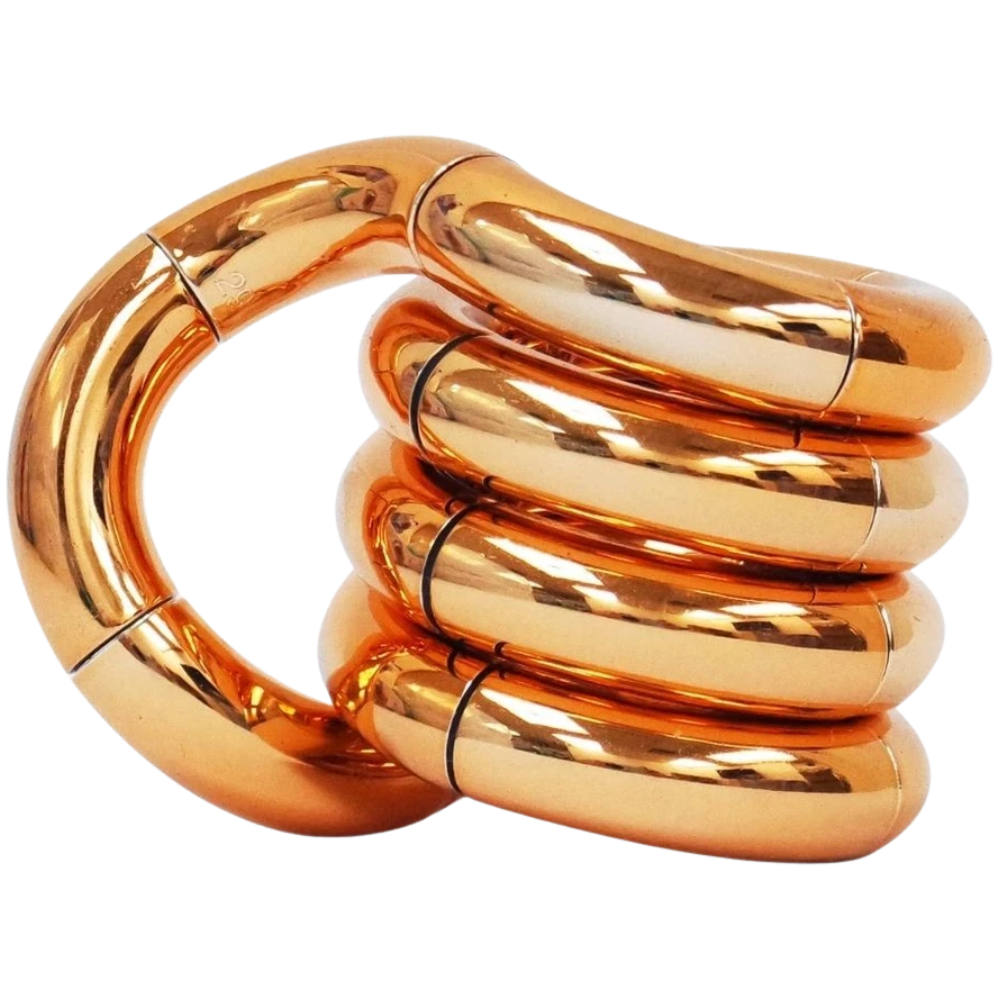 Tangle Jr Smooth Metallic Sensory Fidget Toy Tactile Stress Relief Autism Adhd Special Needs