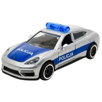 Majorette Porsche Panamera Turbo Polish Police SOS Diecast Car Model 1:64 Scale Toy Vehicle