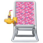 BABY born Minis Summertime with Lara Playset 7cm Sister Doll with Deckchair and Accessories