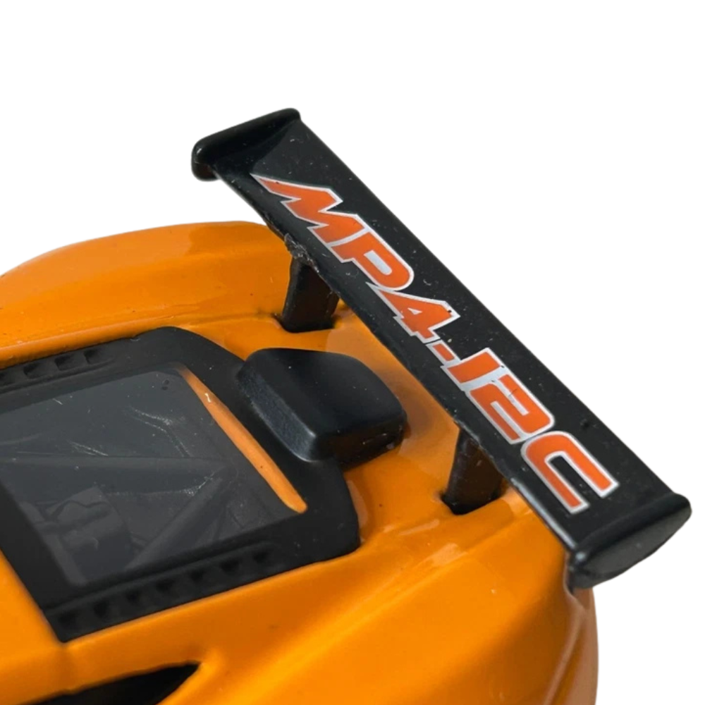 Bburago Mclaren 12c Gt3 Orange Diecast British Racing Car Model Toy 1:43 Scale Collectible