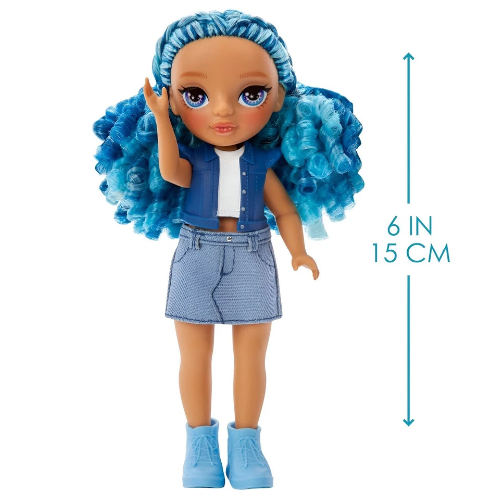 Rainbow High Littles Sapphire Bradshaw Doll by Mga, Colourful Fashion Toy for Boys and Girls