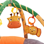Baby Round Activity Play Mat Gym with Soft Colourful Material for Infant Playtime and Fun