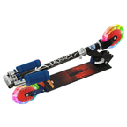 Marvel Spider-Man Inline Scooter Foldable Outdoor Push Scooter with Adjustable Handlebar for Kids Ages 5+