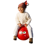 Abeec Red Space Hopper 45cm for Kids Indoor & Outdoor Garden Toy for Balance and Fun Time
