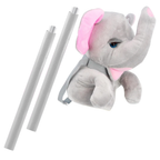 Kids Elephant Hobby Horse Toy with Sounds Children Ride-On Horse Toy for Girls & Boys