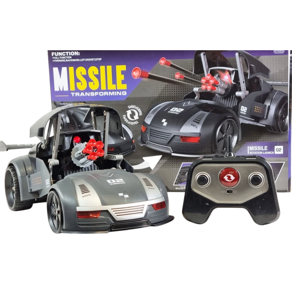 Rc Tank Drift Car Dart Firing Radio Control Off Road Buggy Truck Transforming Toy