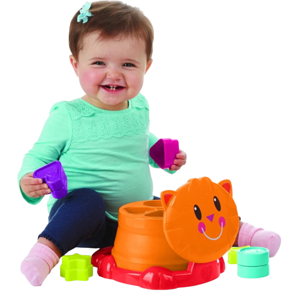 Playskool Pop-Up Shape Sorter Baby Toy Portable Collapsible Matching Game 18M+