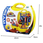 Kids Tool Set Toy Workbench 25 Pcs Pretend Play Hammer Screwdriver Kit with Backpack